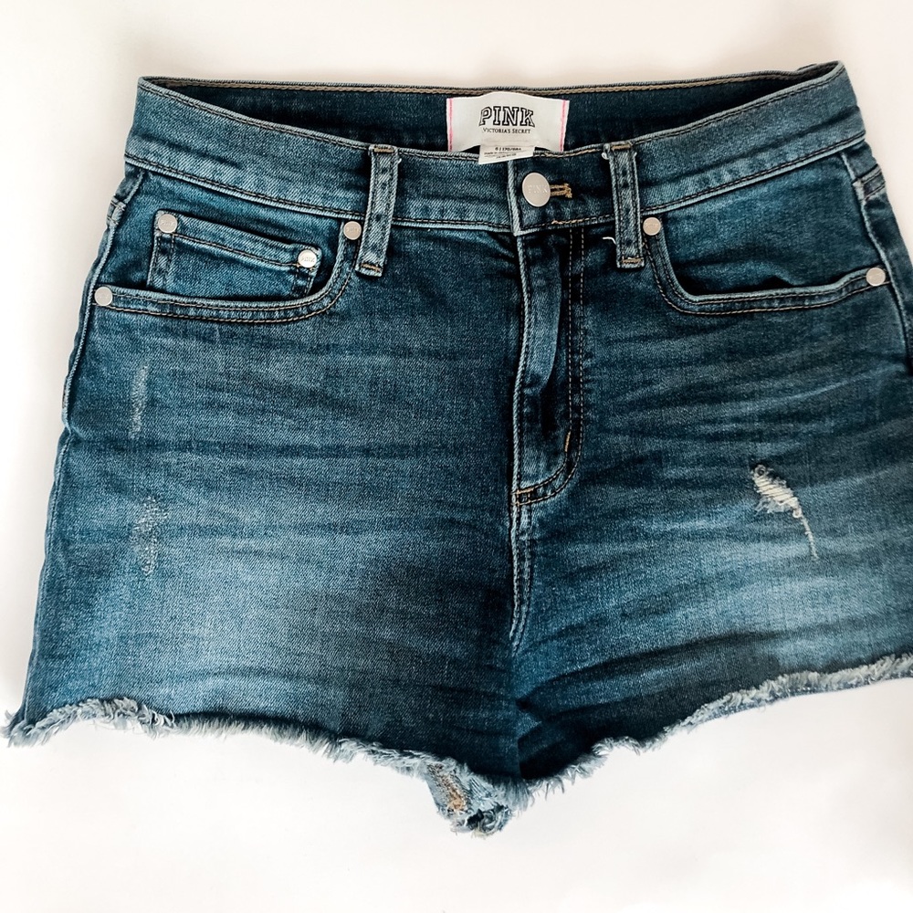 Victoria Secret High waisted jean shorts